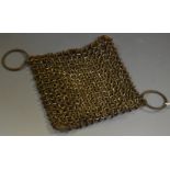 Armour - a chainmail and leather patch,