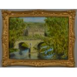 Margaret E Peter, a miniature oil on board, Chatsworth House, Derbyshire, 3.