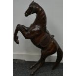 A 20th century leather horse