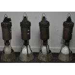 Architectural Salvage - four thorn HGB250 industrial ceiling lights