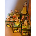 A Royal Doulton made in England collection, Disney Showcase figures,