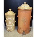 A Victorian stoneware water filter, S.