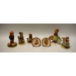 Ceramics - Goebel figures including Little Goat Herder, Farm Boy,