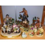 Capodimonte - The Huntsman, Sala Diaspetto, Cobbler, The Tramp, etc.