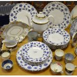 Ceramics - Spode Blue Colonel pattern dinnerware; a Spode Knightsbridge Cobalt coffee pot;