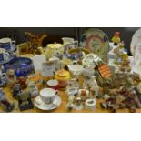 Decorative Ceramics - Cherished Teddies; Crested Ware; Souvenir ware; novelty teapot ;