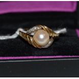 A pearl ring,