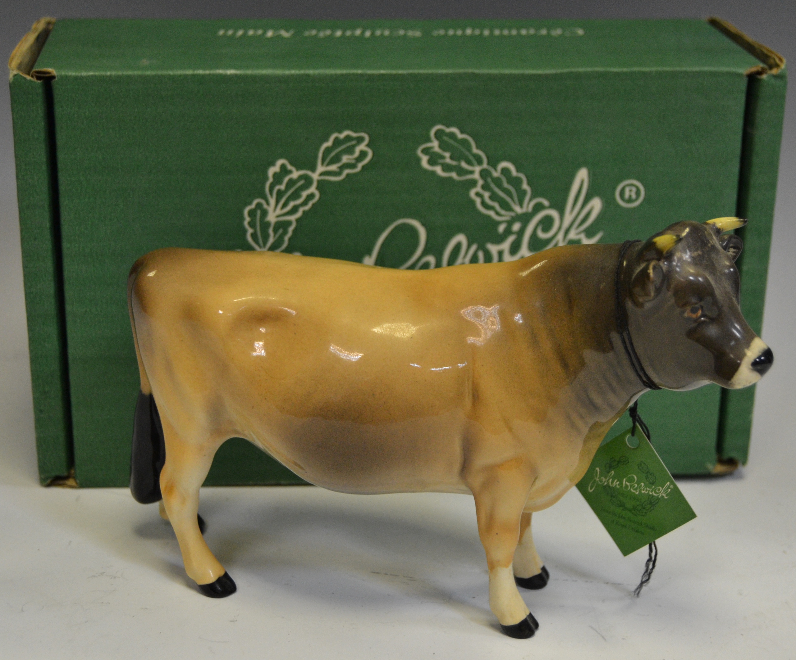 A Beswick model, Guernsey Bull, printed marks,