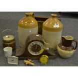 Boxes and Objects - a 19th century 2 gallon stoneware flagon,