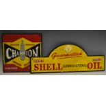 A reproduction Shell oil arched sign ;