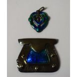 Jewellery - A Liberty Arts & Crafts enamelled silver pendant,