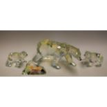 A Swarovski Crystal Polar Bear 'Siku', Annual Edition 2011, 1053154, boxed; Polar Bear Cubs,