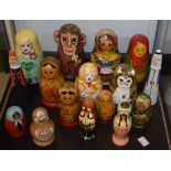 A Russian stacking doll or Matryoshka; others,