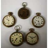 Watches - an Army Services open face pocket watch, bold Roman numerals, subsidiary seconds,