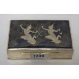 A Siamese silver cigarette box