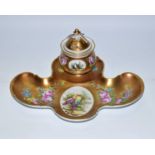 A Dresden inkstand,