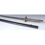 A Japanese katana, 68.