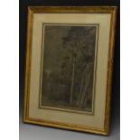 Albert Goodwin RWS (1845 - 1932) Italy preparatory drawing, titled label to verso,