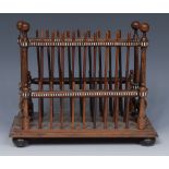 A 19th century Anglo-Indian rosewood correspondence rack,