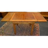 An oak draw leaf table c1930