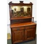 A Victorian mahogany chiffonier.