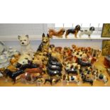 Canine interest - dog models, Cooper Craft, Sylvac and others various breeds; etc. qty.