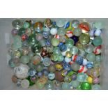 Early Marbles - various interesting examples of differing marbles,