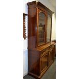 A Victorian mahogany bookcase, c.