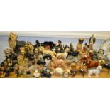 Canine interest - dog models, Cooper Craft, Sylvac and others various breeds; etc. qty.