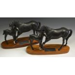 A Beswick Connoisseur model, Black Beauty & Foal,