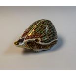 A Royal Crown Derby paperweight, commissioned by John Sinclair, The Ashbourne Hedgehog,