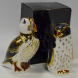 A Royal Crown Derby paperweight, Rockhopper Penguin by John Ablitt, printed marks to base,