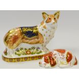 A Royal Crown Derby paperweight, The Royal Windsor Corgi, limited edition of 950,