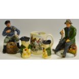 A Royal Doulton ' A Good Catch' HN 2258, The Lobster Man HN2317,