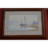 English School (20th Century) The Peaceful Mooring signed, dated '93,