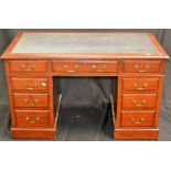 An Edwardian desk, c.