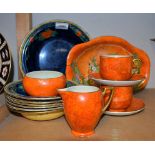 Ceramics - A Carltonware tea for two set; a dish;