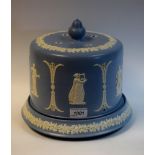 A Wedgwood Jasperware stilton cheese dome and cover,
