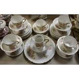 A Limoges part tea service,