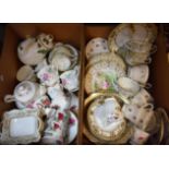 Ceramics - a Duchess Tranquility pattern part tea set; another,