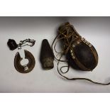 Tribal - an early 20th century African (possibly Masai Mara) gourd,