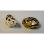 A Royal Crown Derby paperweight, Bank Vole, 2004 Collectors' Guild edition, first quality,