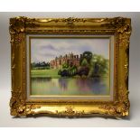 A Border Fine Art rectangular plaque, painted by T Young, signed, Sandringham, 22cm x 29cm,