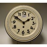 A German pottery kitchen clock,