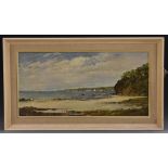 C Lynch View toward Old Harry Rocks, signed, dated 1969, oil on board,