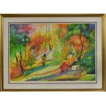 Zina Roitman (Bn1944) by and after, Garden of Dreams, Serigraph print, 261/300,