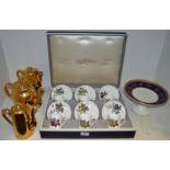 A Royal Worcester coffee service for six,