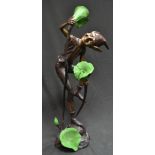 A decorative bronzed pixie,