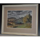 Janice Hingley (20th century) February Landscape Towards Grasmere signed, gouche,