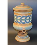 Ceramics - a Doulton Lambeth stoneware water cooler/dispenser,